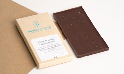 Aurélien Plassard Chocolatier - Tablette noir 66% fleur de sel de Guérande