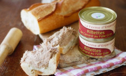 La ferme d'Enjacquet - Rillettes de Canard au Foie Gras 200g X10