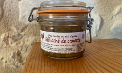Des Poules et des Vignes à Bourgueil - Effiloché de canette