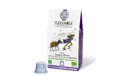 TERRAMOKA - Café INES x15 capsules Home Compost type Nespresso  x5