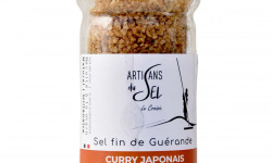 Artisans du Sel - Sel fin de Guérande au Curry Japonais – Moulin Rechargeable 80g – Artisans du Sel