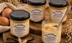 Gaec de l'Elanion - Flan  À La Vanille Sur Son Lit De Caramel En Pot x4