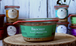 La Bourriche aux Appétits - Terrine de brochet à la ciboulette sur confit d'échalote 200g
