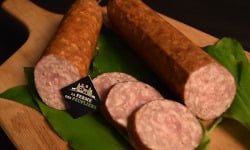 La Ferme des Peupliers - Saucisson porc et bœuf fumé 400g