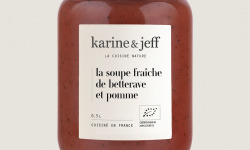 Karine & Jeff - Soupe fraîche de betterave et pomme 50cl