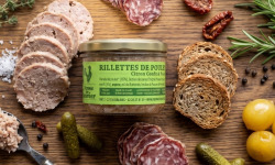 La Ferme du Louvier - Rillettes de poulet au citron confit 180 g