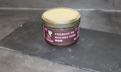 La Ferme du Louvier - Terrine de boudin noir 180 g de porc élevé en plein air