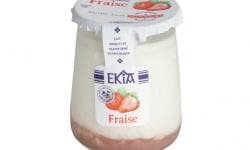 Bastidarra - Ekia - Yaourts bi couche Fraise - 4 Pots