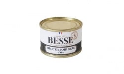 Foie Gras BESSE - Bloc de foie gras d'oie 70g