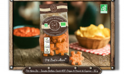 P'tit Bout d'Alsace - P'tit Apéro Bio - Tomates Séchées, Comté AOP, Origan & Piment de Cayenne - 85 g