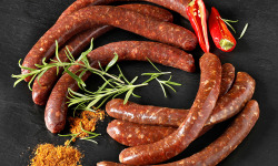 Bisons d'Auvergne - [SURGELE] Barbecue de Merguez et Saucisses de Bison [100% Viande de Bison]