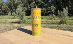 Le Moulin à Olives d’Éguilles - Huile d'Olive Fruité Vert - Cuvée Familiale - Bidon 750 mL