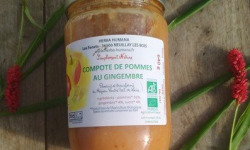 HERBA HUMANA - Compote de pomme gingembre - 6 x 640g