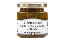 L'Epicurien - Confit de Tomates Vertes au Basilic – L’accompagnement parfait pour vos fromages frais