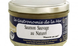 SARL Kerbriant ( Conserverie ) - Saumon sauvage d’Alaska au Naturel (Sans Sel Ajouté) – 180g