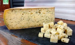 La Ferme des Cara-Meuh - Ecrémeuh ail des ours BIO - 1/4 de meule