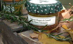Les Moulins Aufiés - Terrine de magret de canard  au thym et au romarin 180g
