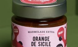 Les Délices de l’Ogresse - Confiture Bio Extra Orange de Sicile Géranium 140g