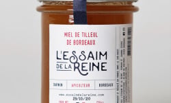 L'Essaim de la Reine - Miel de Tilleul de Bordeaux - 250g - miel crémeux récolté en France par l'apiculteur