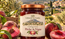 L'OLIVERAIE DU COUDON - CONFITURE EXTRA DE PÊCHE DE VIGNE 370GR