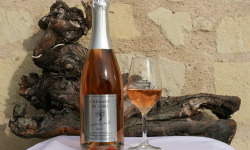Domaine de la Chopinière du Roy - Crémant de Loire Rosé Dry, Fines Bulles et Fruité  AOP - 6x75 cl