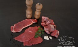 SCEA Champ du Puits - Assortiment varié Viande Bio de Veau et de Bœuf - Colis 3kg