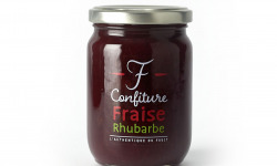 La Fraiseraie - Confiture Fraise - Rhubarbe 345g