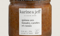 Karine & Jeff - Quinoa aux tomates, carottes et cumin 350g