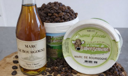 La Ferme de Labergement - Crème glacée 500 ml Marc de Bourgogne/ Raisins