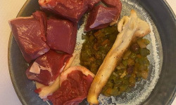 Des Poules et des Vignes à Bourgueil - Morceaux de magret de canard pour brochette