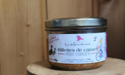 Les Délices du Coin - Rillettes de canard piment d'Espelette 180g