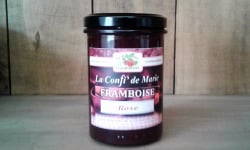 Le Domaine du Framboisier - Confiture allégée en sucre Framboise et Rose 250g