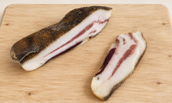 Ferme de Pommerieux - Guanciale de porc noir de Sologne - 24 mois d’élevage en plein air /s chênes et châtaigniers - 425 g