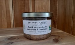 Gaec de Brette Vieille - Sauté de cabri à la moutarde à l'ancienne - 350g