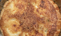 Ferme Sinsac - Tarte aux courgettes, tomates et chèvre pour 8 personnes