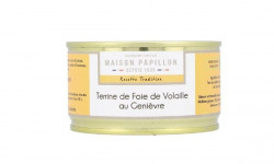 Maison PAPILLON - Artisan depuis 1955 - Terrine de Foie de Volaille au Genièvre 130g