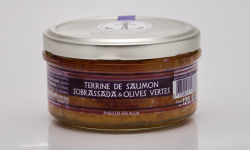 ONAKE - Le Fumoir du Pays Basque - Terrine de Saumon Sobrassada et olives vertes x12