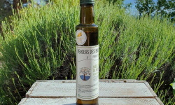 Vergers des brunots - Huile d'olive au basilic 25cl