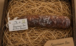 Terres de Bon Sens - Saucisson de porc gascon env 250g