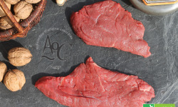 Domaine des Alliers -  Bœuf d'exception - 2 Beefsteaks aiguillette Baronne, AOC Maine-Anjou, BIO – 305 g [SURGELÉ]