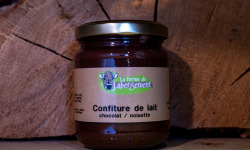 La Ferme de Labergement - Confiture de lait chocolat/noisette 200 g - carton de 12 pots