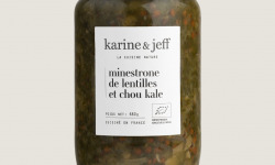 Karine & Jeff - Minestrone de lentilles et chou kale