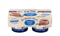 Bastidarra - Ekia - Mousse au chocolat au lait 2*70g