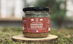 Venandi Sauvage par Nature - Rillette de sanglier sauvage au Gin et baie de Genièvre - 12x150g