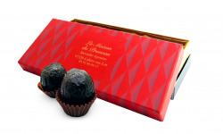 Maison du Pruneau - Cueillette du Gascon - Pruneaux d'Agen IGP Fourrés à la Crème de Pruneaux - Écrin Raffiné 550g