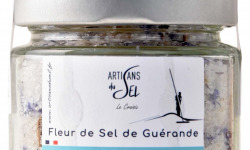 Artisans du Sel - Fleur de Sel de Guérande aux Pétales de Bleuet & Citron Bio – Verrine 85g | Artisans du Sel