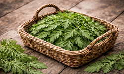 Nature et Saveurs - Ferme Aquaponique et Permacole Astérienne - Jeunes feuilles de tanaisie commune — intensité aromatique