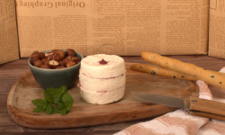 Fromage Gourmet - Chèvre frais Pêche de Vigne et Menthe maison