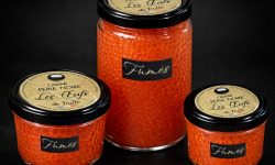 Caviar Perle Noire - OEUFS DE TRUITE FUMES 180G