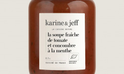 Karine & Jeff - Soupe fraîche de tomate et concombre à la menthe 6x50cl